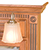 Traditional Crown Style
Fluted with Top Rosette Side Molding
Dentil Top Molding