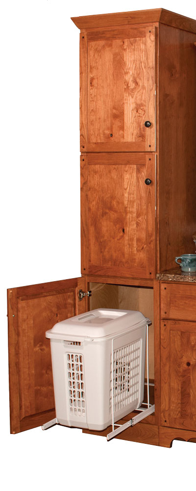 Storage Solutions Woodpro Cabinetry, Tall Bathroom Cabinet With Built In Laundry Basket