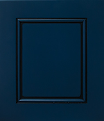 Maple Navy Paint with Black Glaze