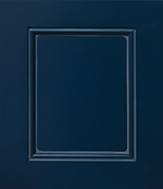 Maple Navy Paint with Pewter Glaze