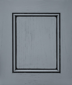 Red Oak Powder Gray Paint with Black Glaze