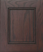 Red Oak Sable with Black Glaze